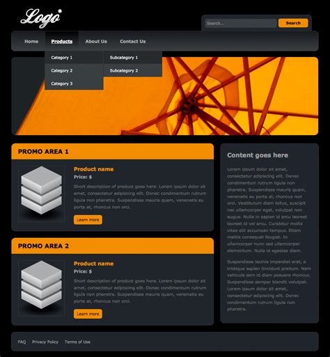 free dreamweaver website templates download.
